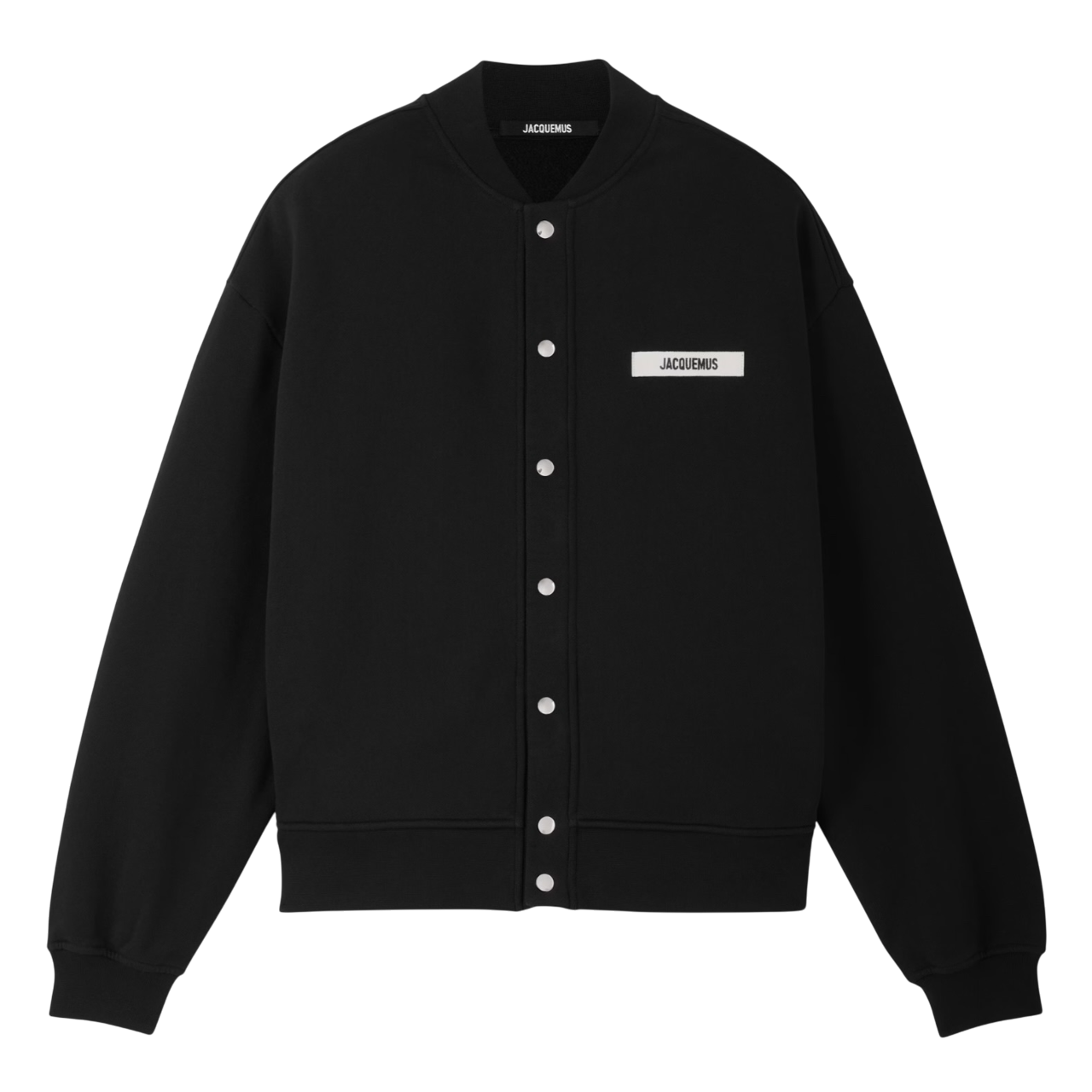 Le Cardigan Gros Grain Jacquemus Black -1