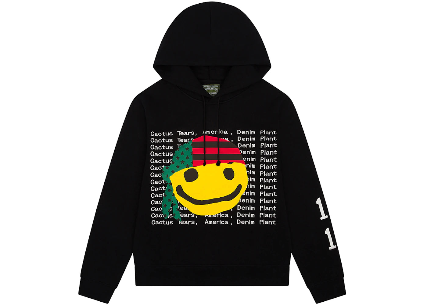 Denim Tears x CPFM Cactus Tears Hoodie Black -1