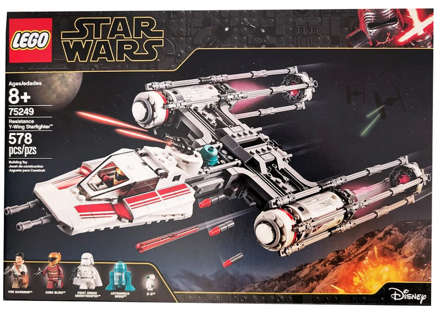 LEGO Star Wars Resistance Y-wing Starfighter Set 75249 -1