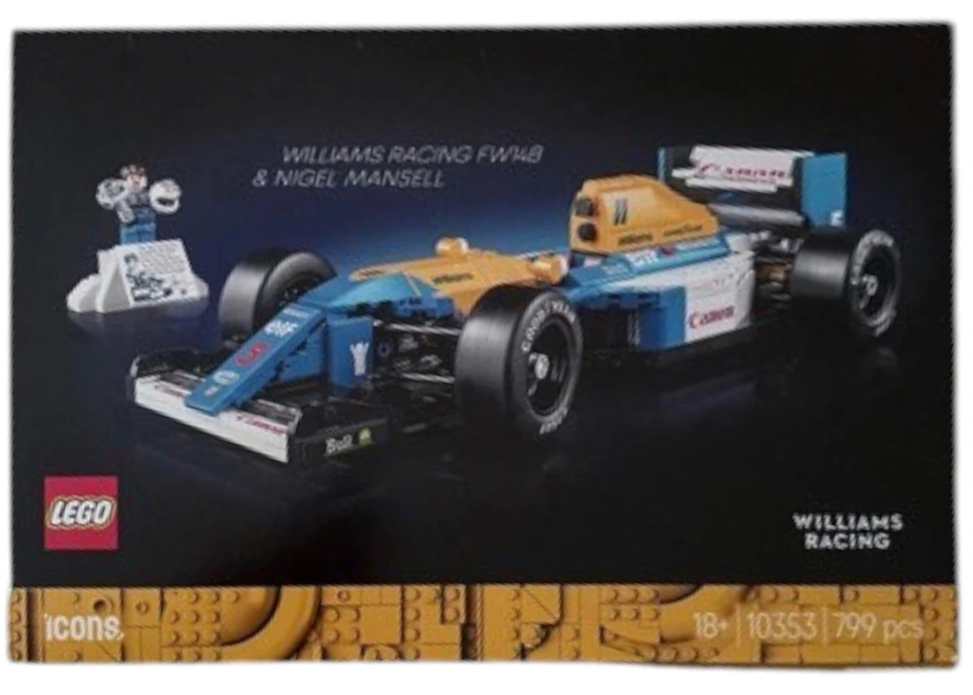 LEGO Icons Williams Racing FW14B & Nigel Mansell Set 10353 -1