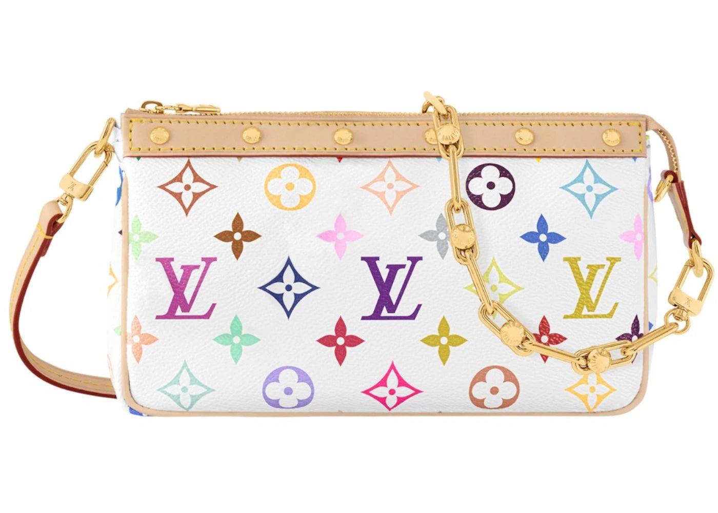 Louis Vuitton x Takashi Murakami Pochette Accessories Multicolored -1