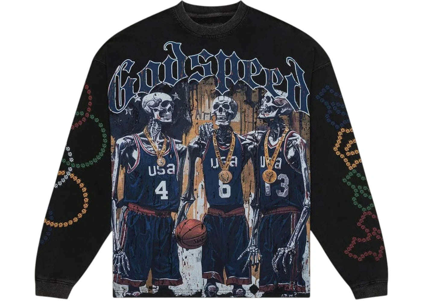 Godspeed Dream Team L/S T-shirt Black -1