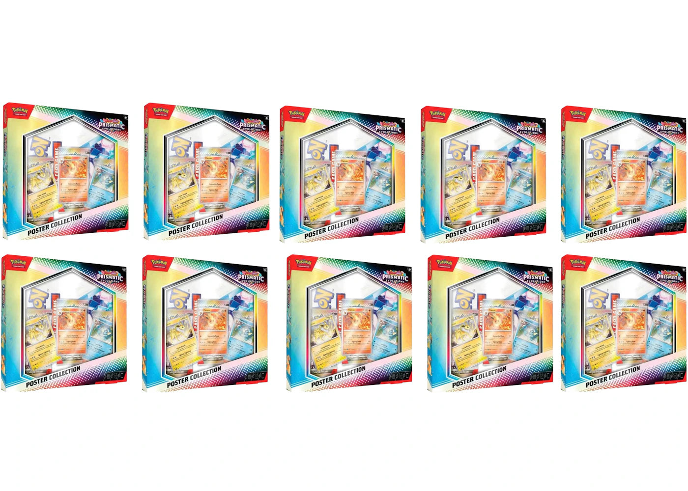 Pokémon Scarlet & Violet Prismatic Evolutions Poster Collection 10x Lot -1