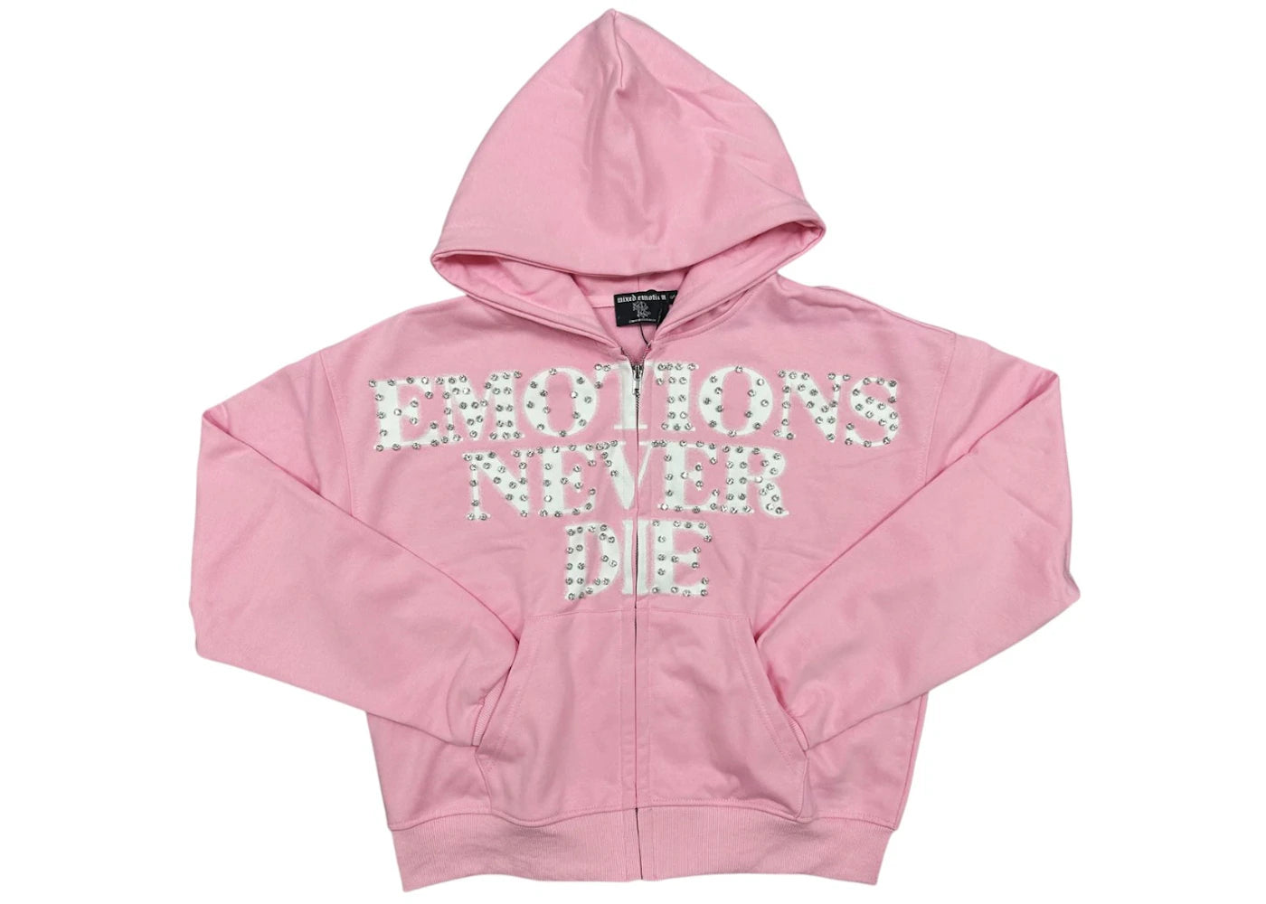 Mixed Emotions End Hoodie Pink -1
