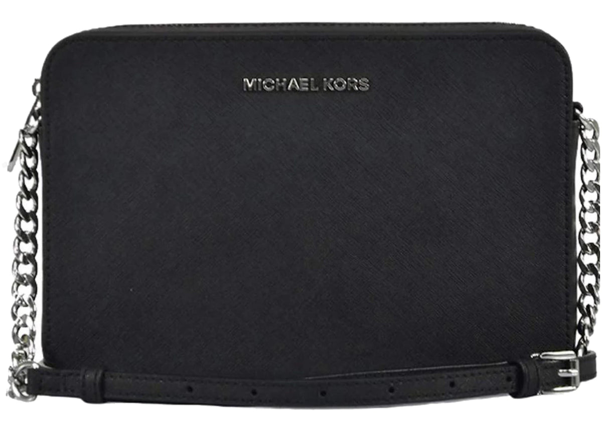 Michael Kors Jet Set East West Crossbody Bag Large Black -1