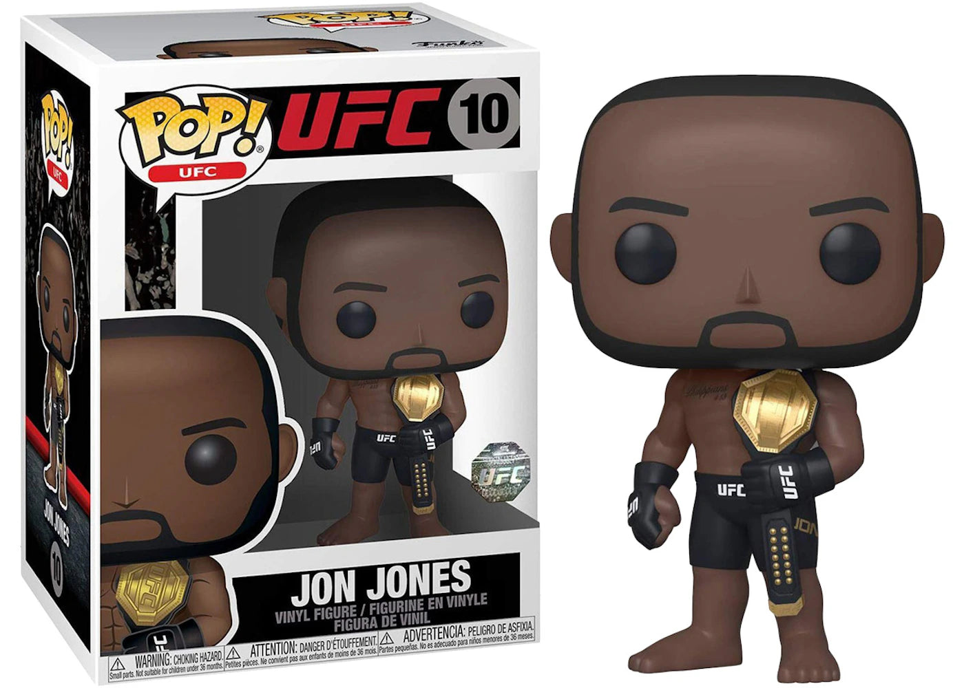 Funko Pop! UFC Jon Jones UFC Legacy Championship Belt Figure #10 -1