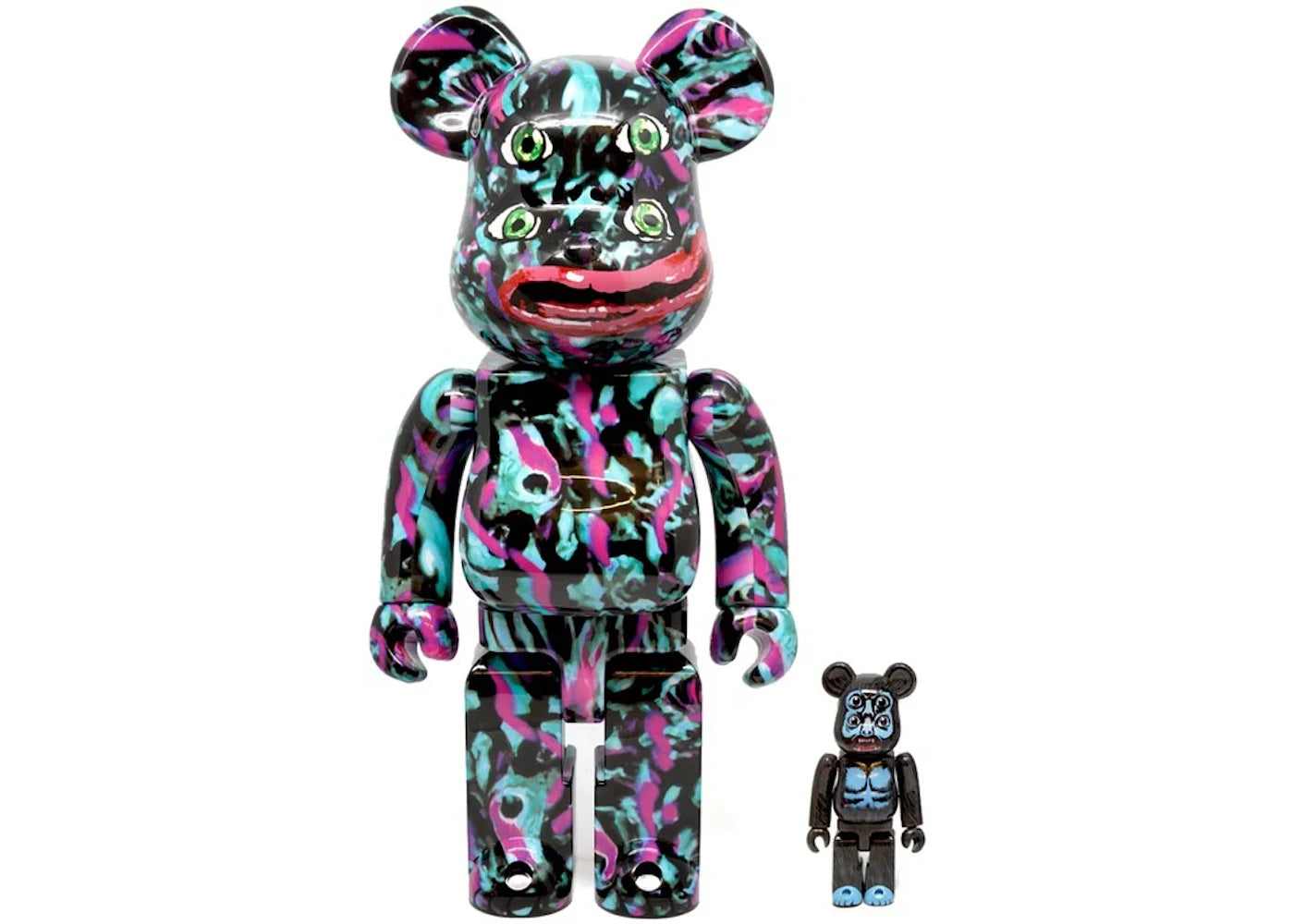 Bearbrick Nagnagnag Four Eyes (Edition 777) 100% & 400% Multi -1