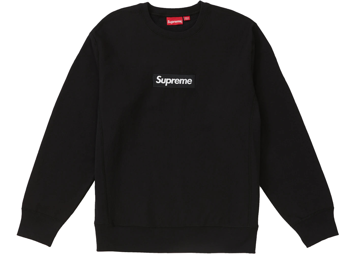 Supreme Box Logo Crewneck (FW18) Black -1