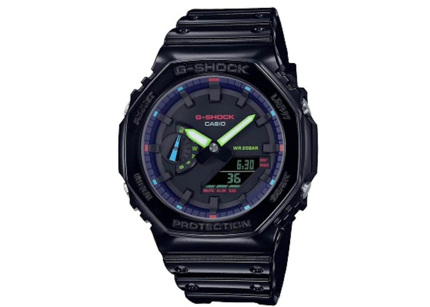 Casio G-Shock GA-2100RGB-1A (Black) -1