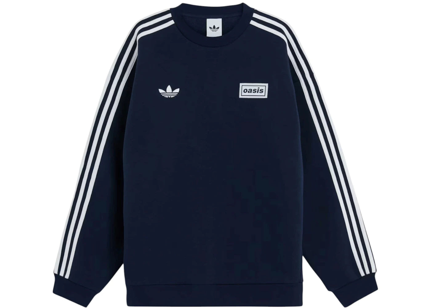adidas x Oasis Tour Oversized Crew Night Indigo -1