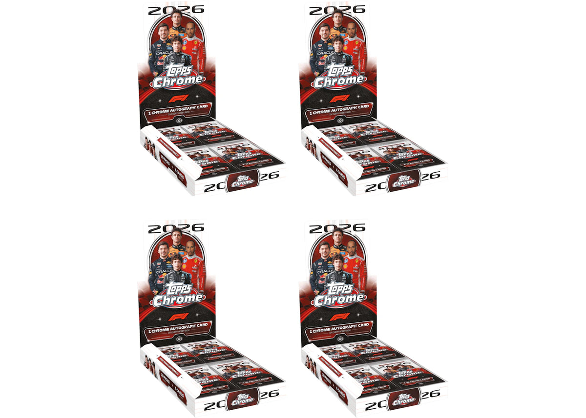 2026 Topps Chrome Formula 1 Hobby Box 4x Lot -1