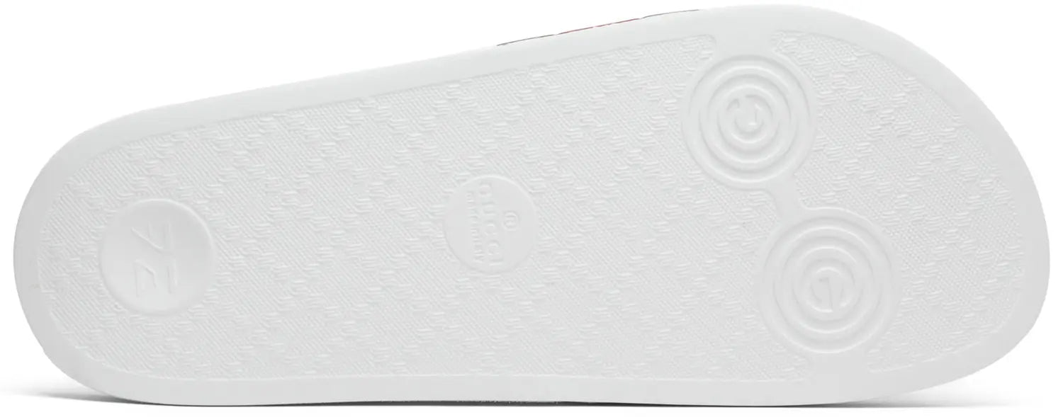 Sole Gucci Pursuit Pool Slides White