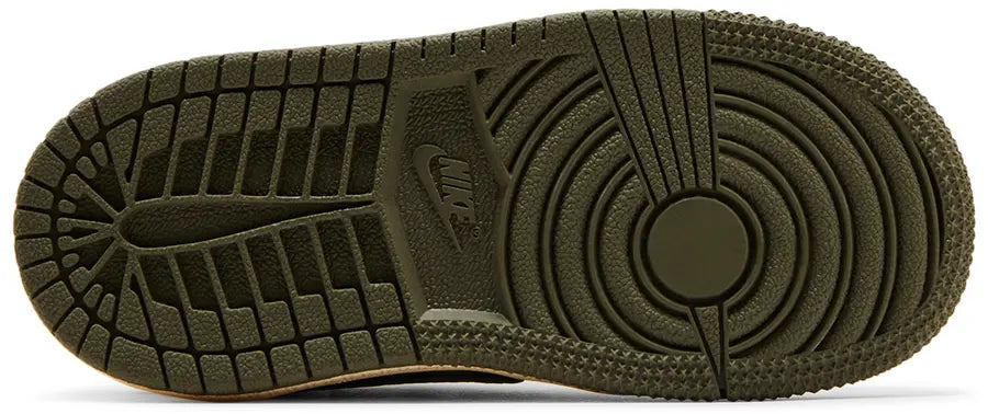 Sole Jordan 1 Retro Low OG SP Travis Scott Medium Olive (TD)