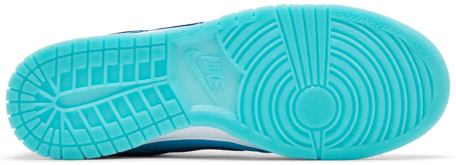 Sole Nike Dunk Low SE Baltic Blue Total Orange