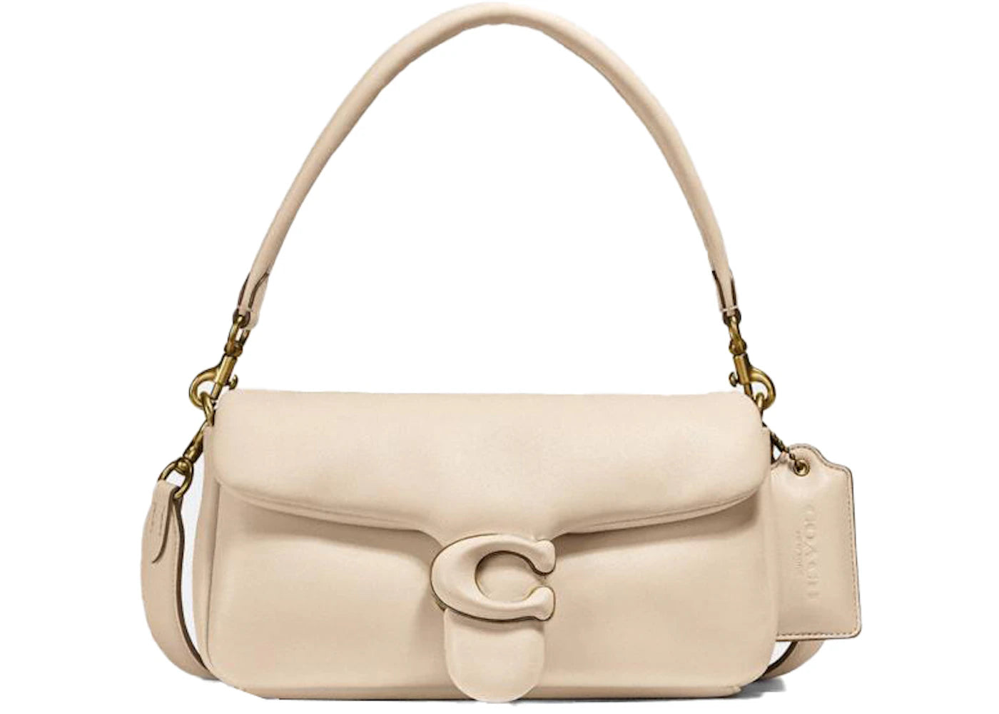 Coach Pillow Tabby Shoulder Bag 26 Ivory -1