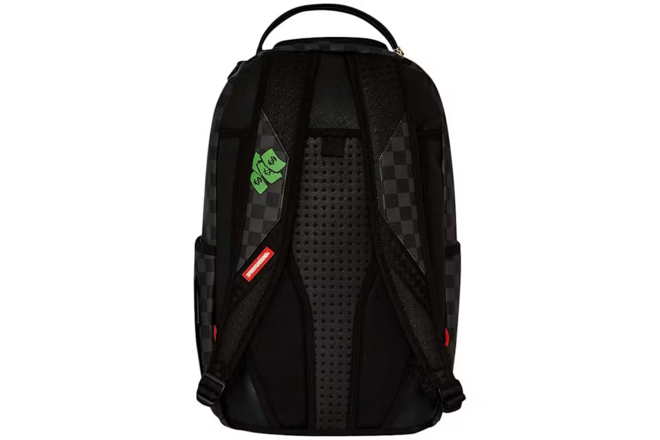 Sprayground Snoopy Top Shark Money DLXSV Backpack Black/Grey Back