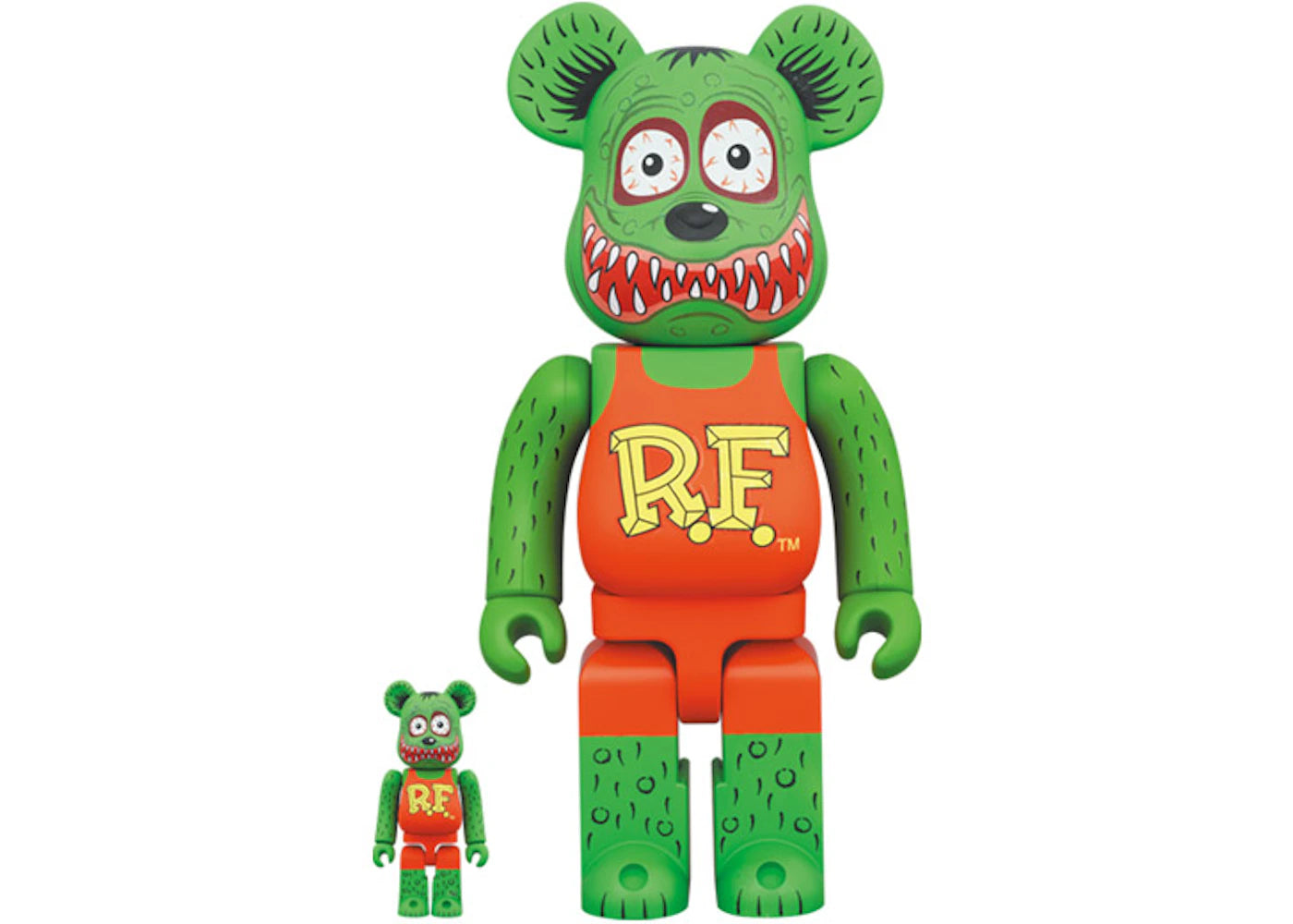 Bearbrick Rat Fink 100% & 400% Set -1