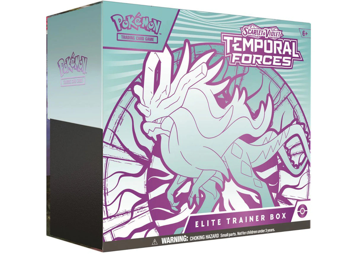 2024 Pokémon Scarlet & Violet Temporal Forces (Walking Wake) Elite Trainer Box -1