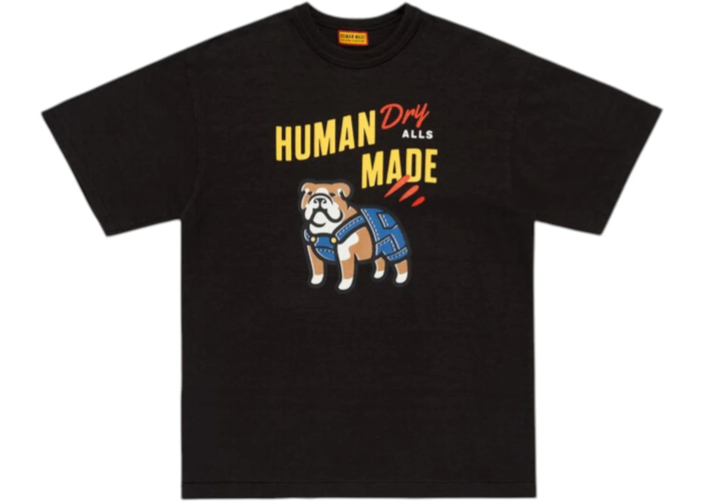 Human Made Animal Graphic T-shirt Black -1