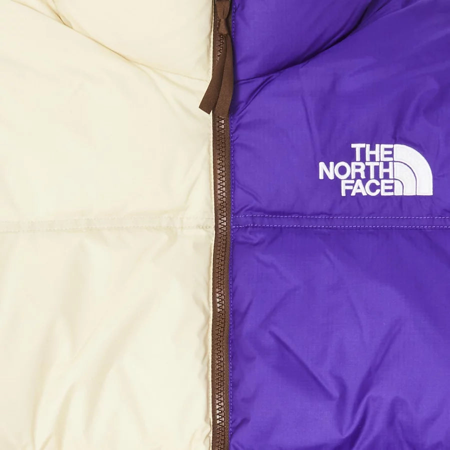 Supreme The North Face Split Nuptse Jacket Tan