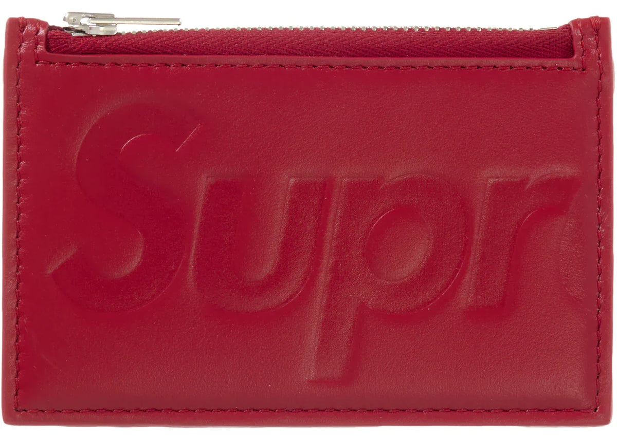 Supreme Leather Zip Card Holder / Supreme Leather Zip Card Holder /