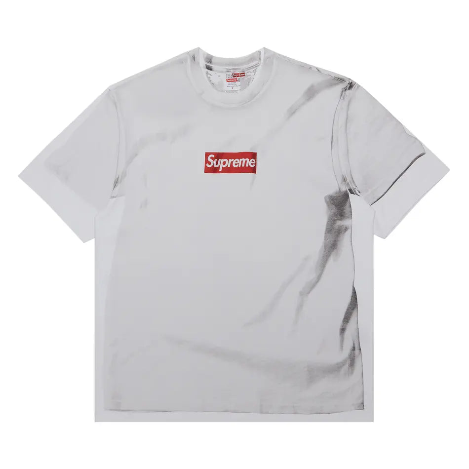 Supreme MM6 Maison Margiela Box Logo Tee White