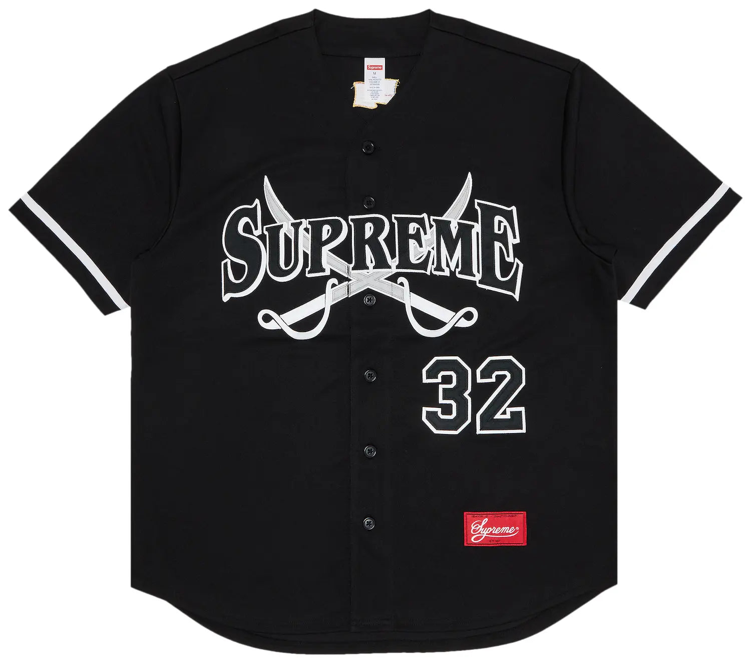 Supreme Swords Baseball Jersey Black
