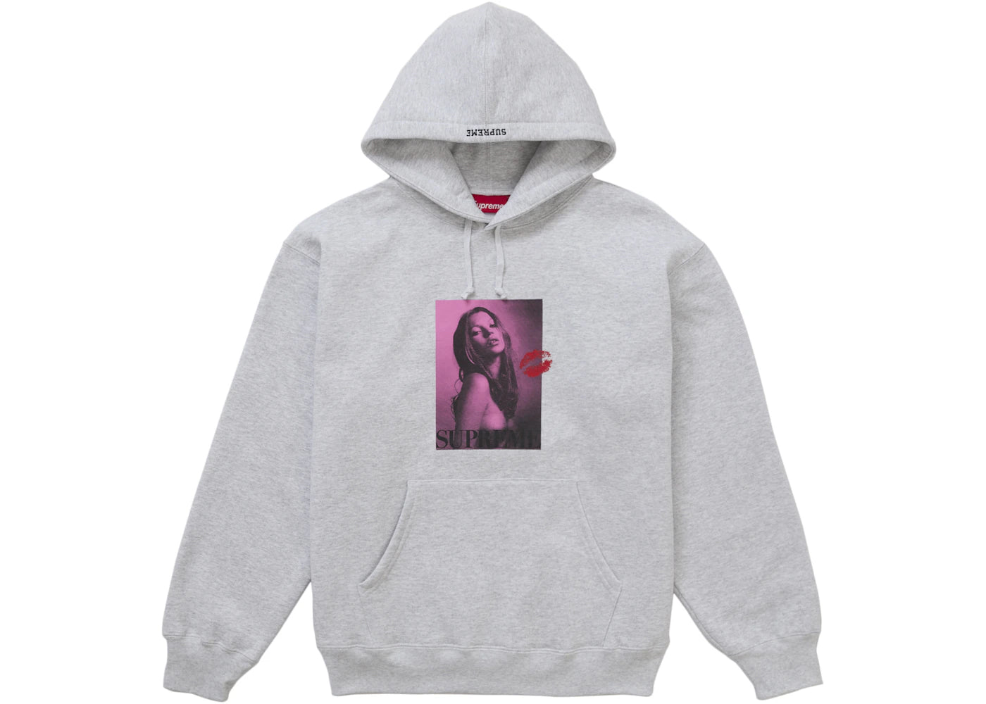 Supreme Kate Moss Hooded Sweatshirt Ash Grey -1
