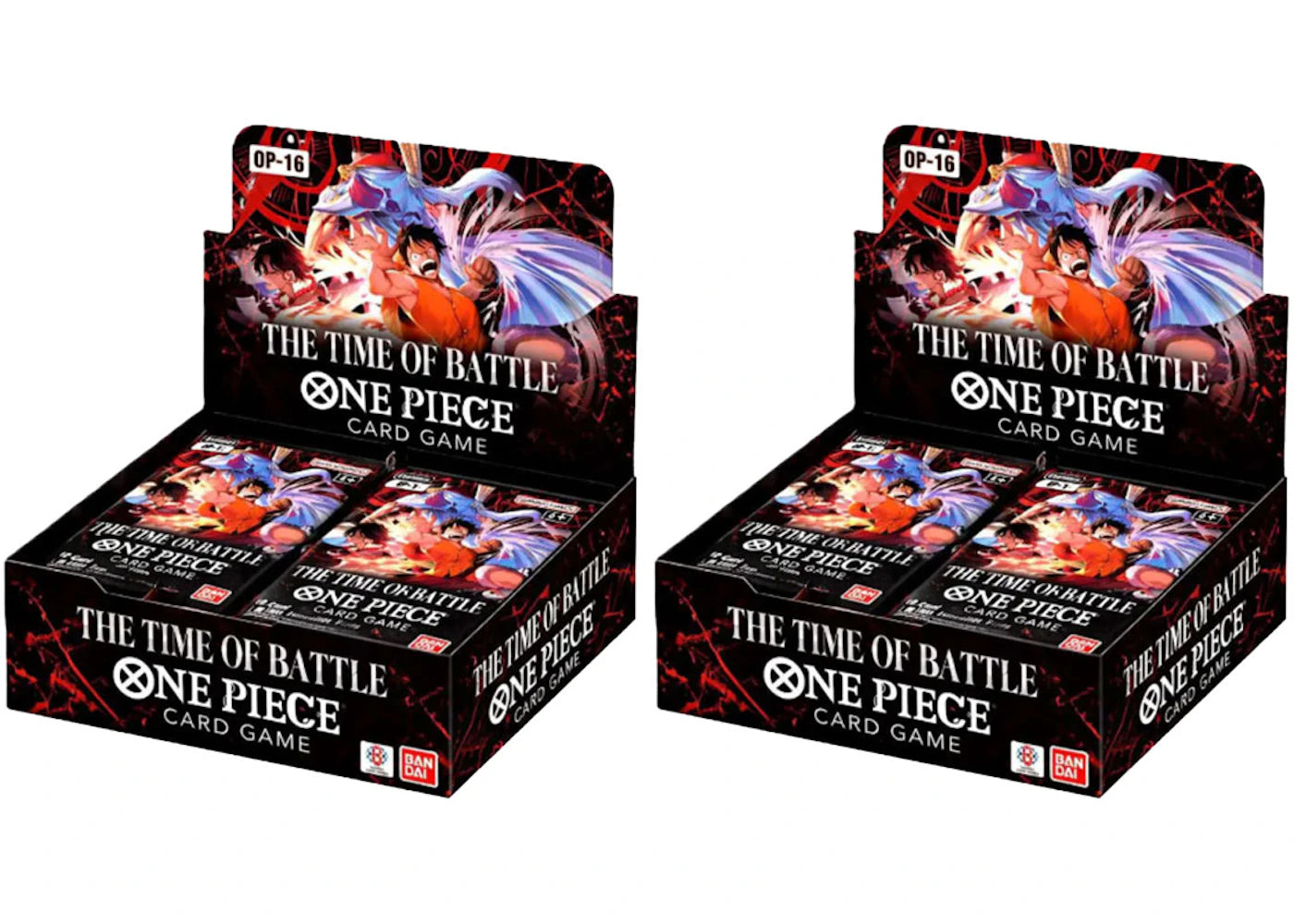 2026 Bandai One Piece The Time Of Battle (OP-16) Booster Box 2x Lot -1