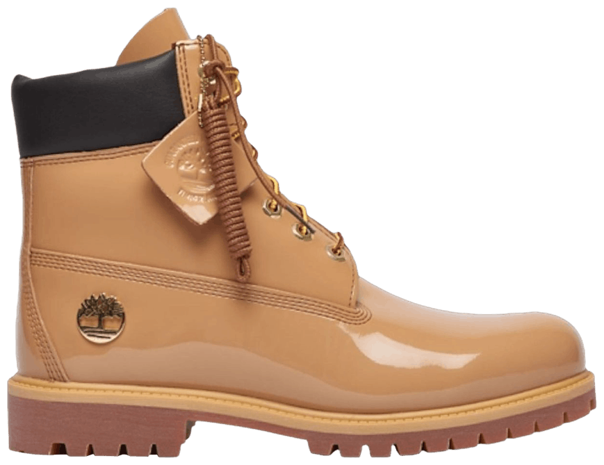 Timberland 6 Premium Waterproof Patent Boots Finch Wheat-1