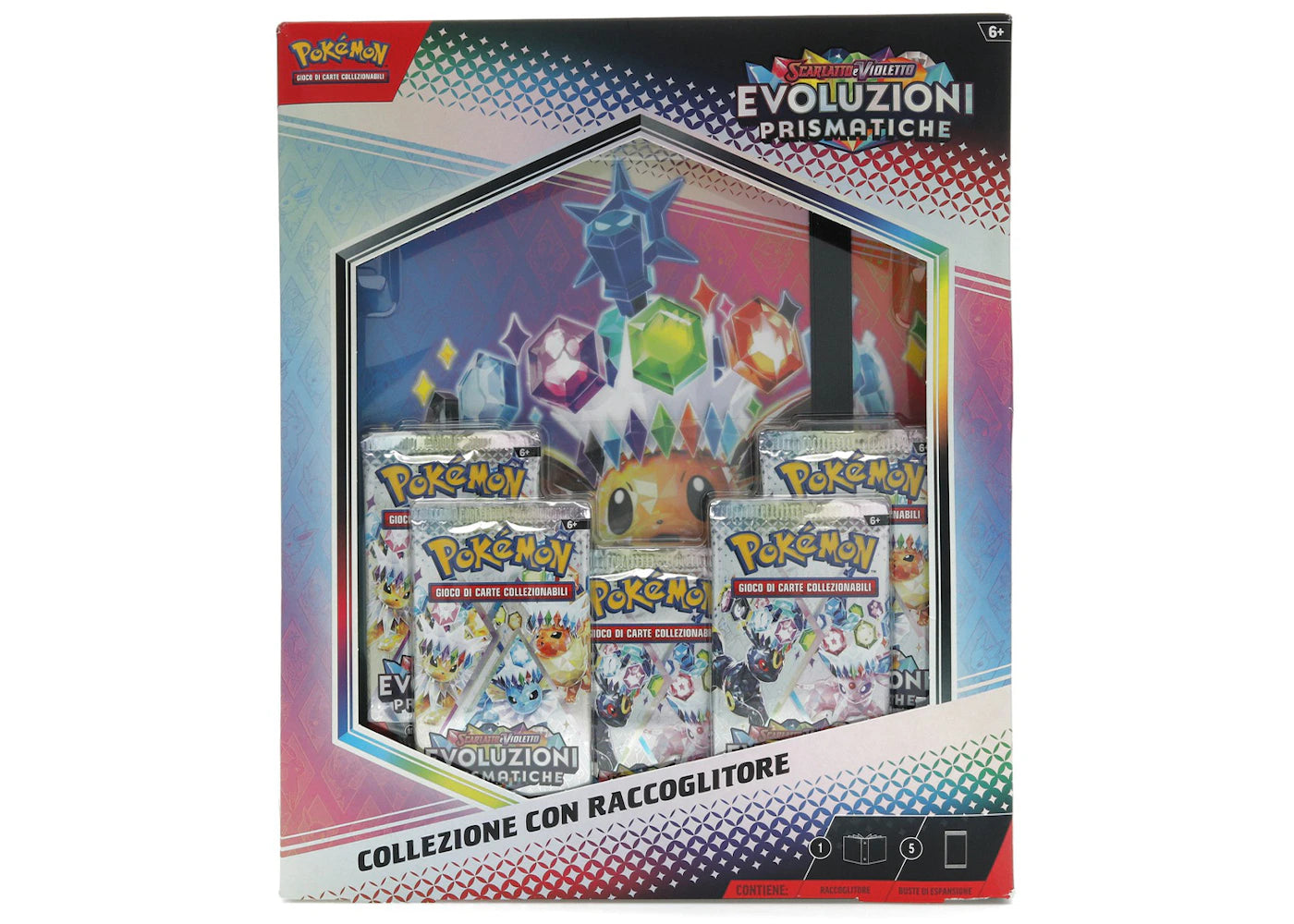 Pokémon Scarlet & Violet Prismastic Evolution Binder Collection (Italian) -1
