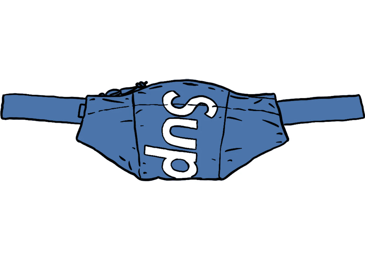Supreme Waterproof Reflective Speckled Waist Bag Royal -1