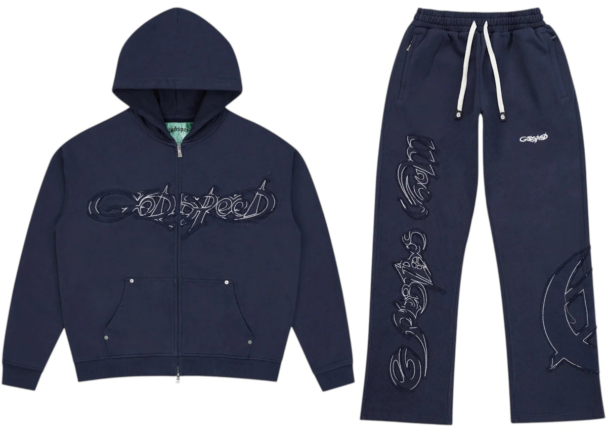 Godspeed Raw Import Sweatsuit Navy -1