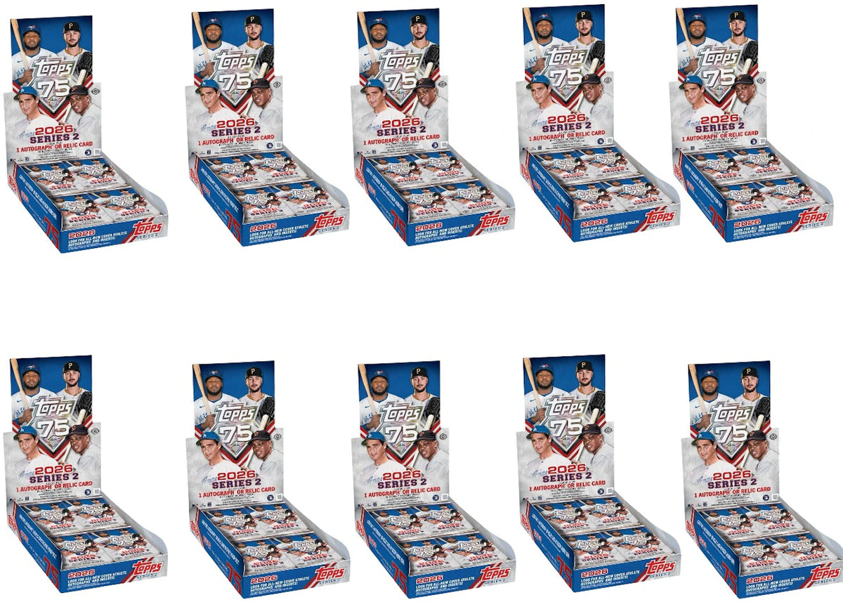 2026 Topps Series 2 Baseball Hobby Box 10x Lot -1