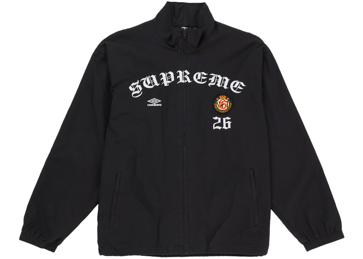 Supreme Umbro Cotton Ripstop Track Jacket (FW26) Black -1