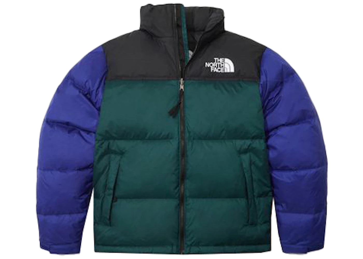 The North Face 1996 Retro Nuptse 700 Fill Packable Jacket Cone Orange/Lapis Blue/Ponderosa Green 