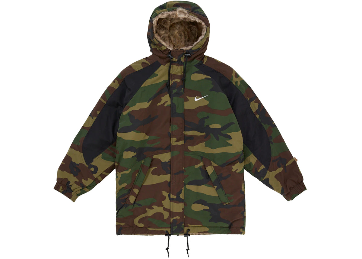 Supreme Nike Faux Fur Reversible Parka Camo -1