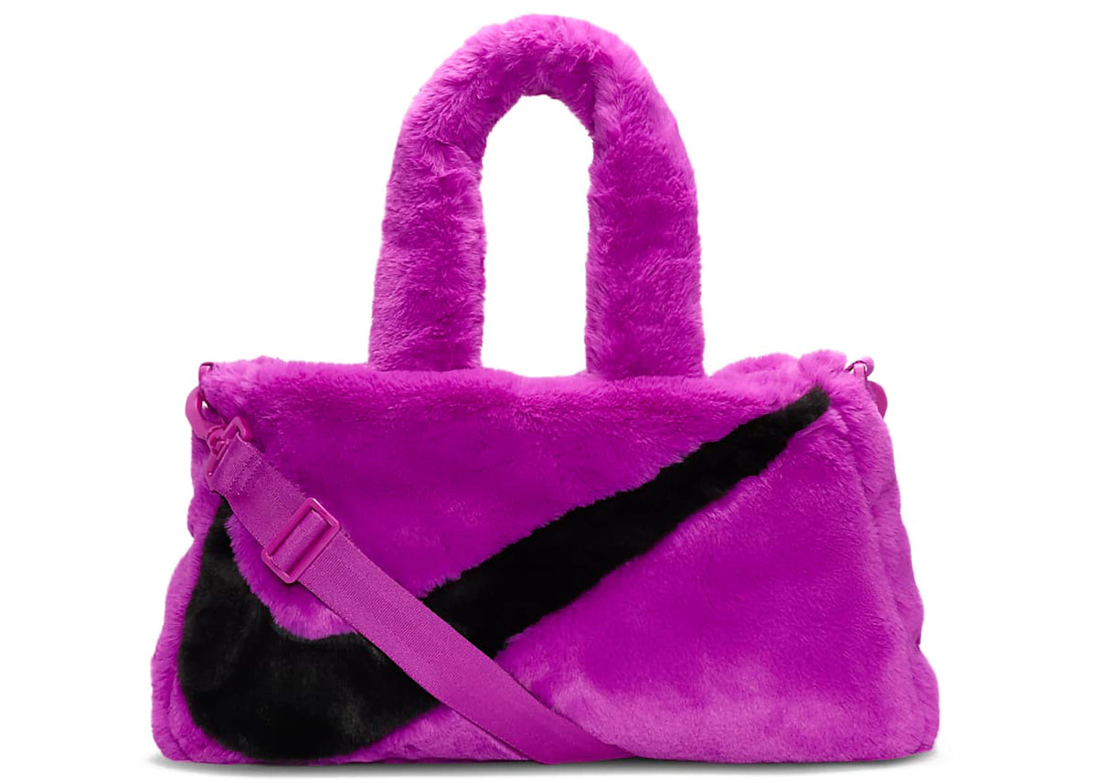 Nike Faux Fur Tote Bag Vivid Purple -1