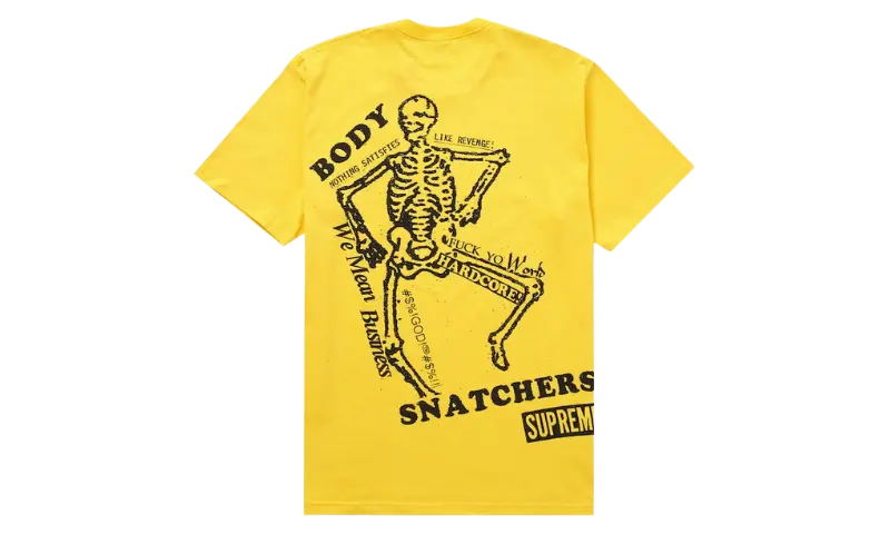 Supreme Body Snatchers Tee Yellow - MTHOR SHOP