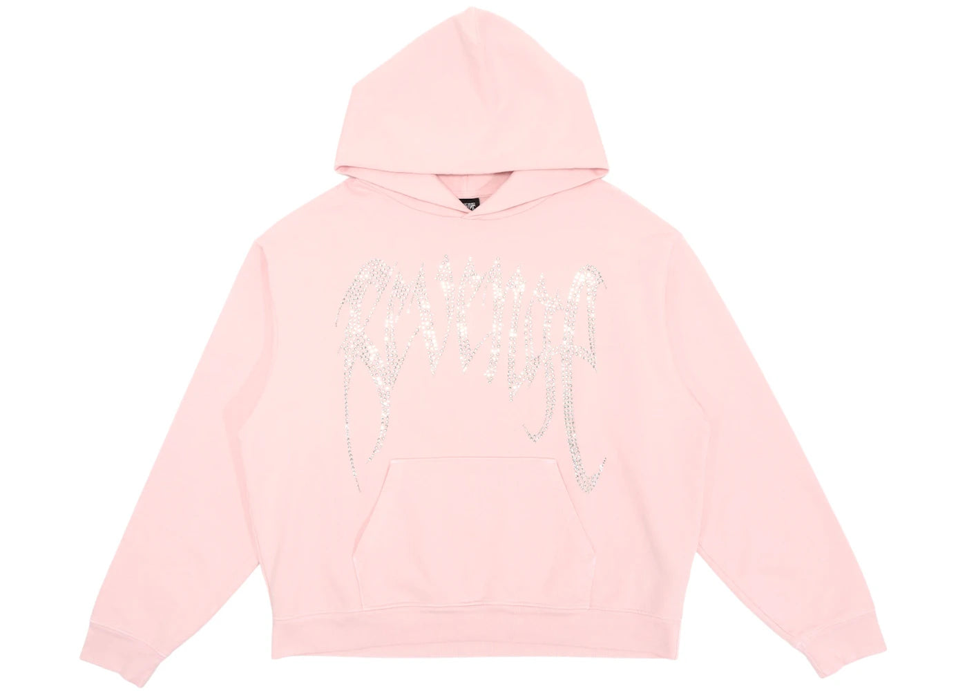 Revenge XXXTentacion Heartbreak Bejeweled Hoodie Baby Pink -1