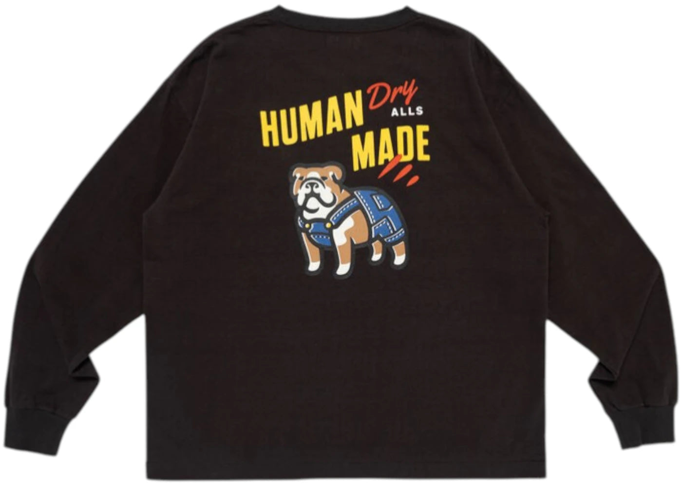 Human Made Animal Graphic L/S T-shirt Black -1