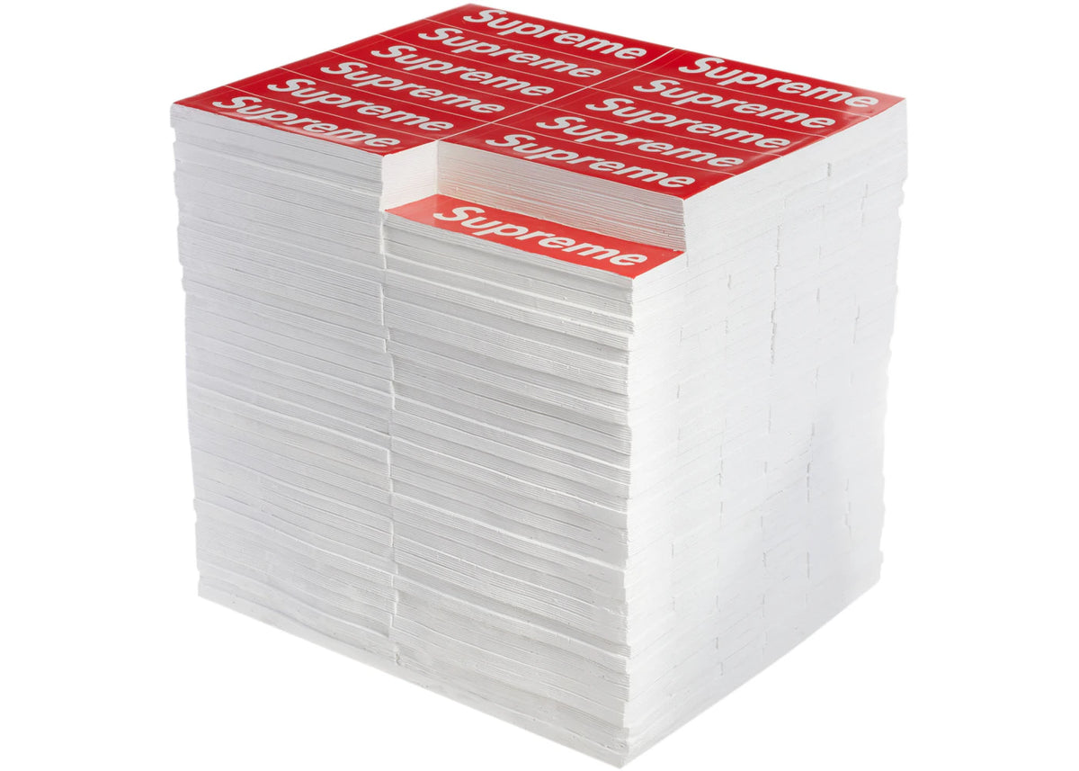 Supreme Rotary Hero Sticker Bricks Stool Side Table Red -1