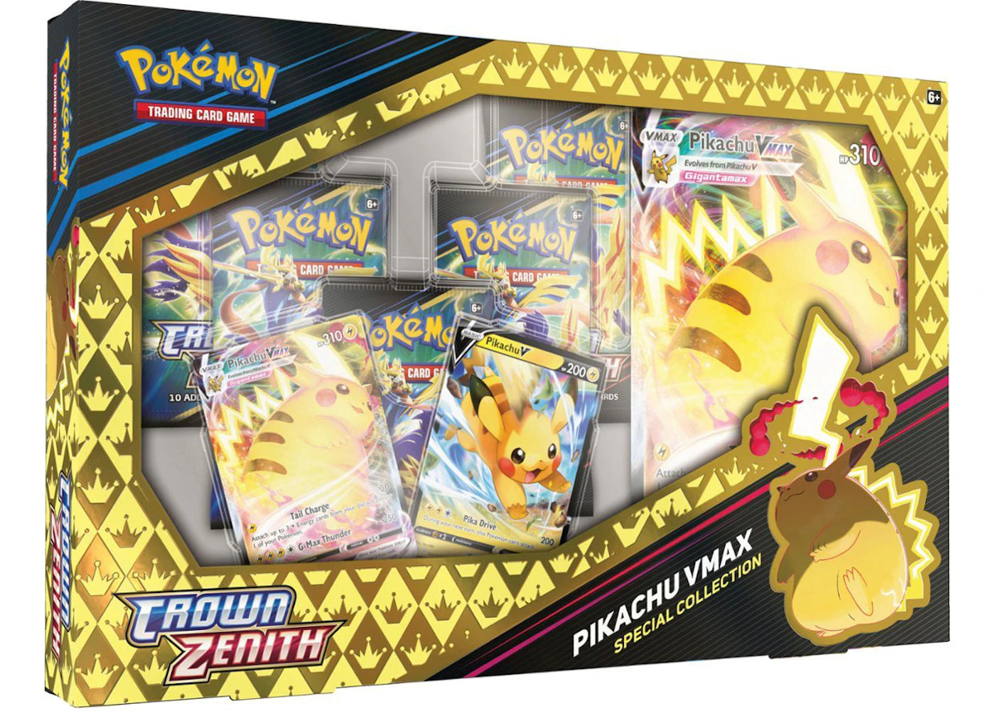 Pokémon TCG Sword & Shield Crown Zenith Pikachu VMAX Special Collection Box -1