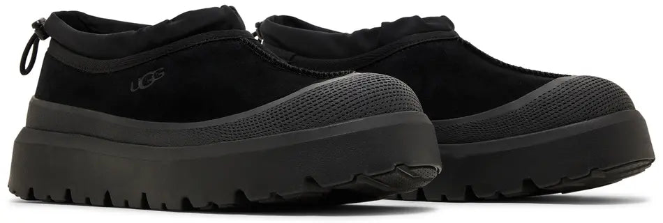 UGG Tasman Weather Hybrid Slipper Black pair