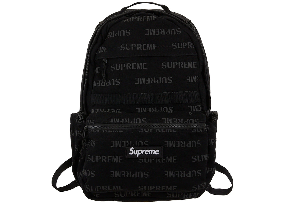 Supreme Logo Backpack (FW26) Black -1
