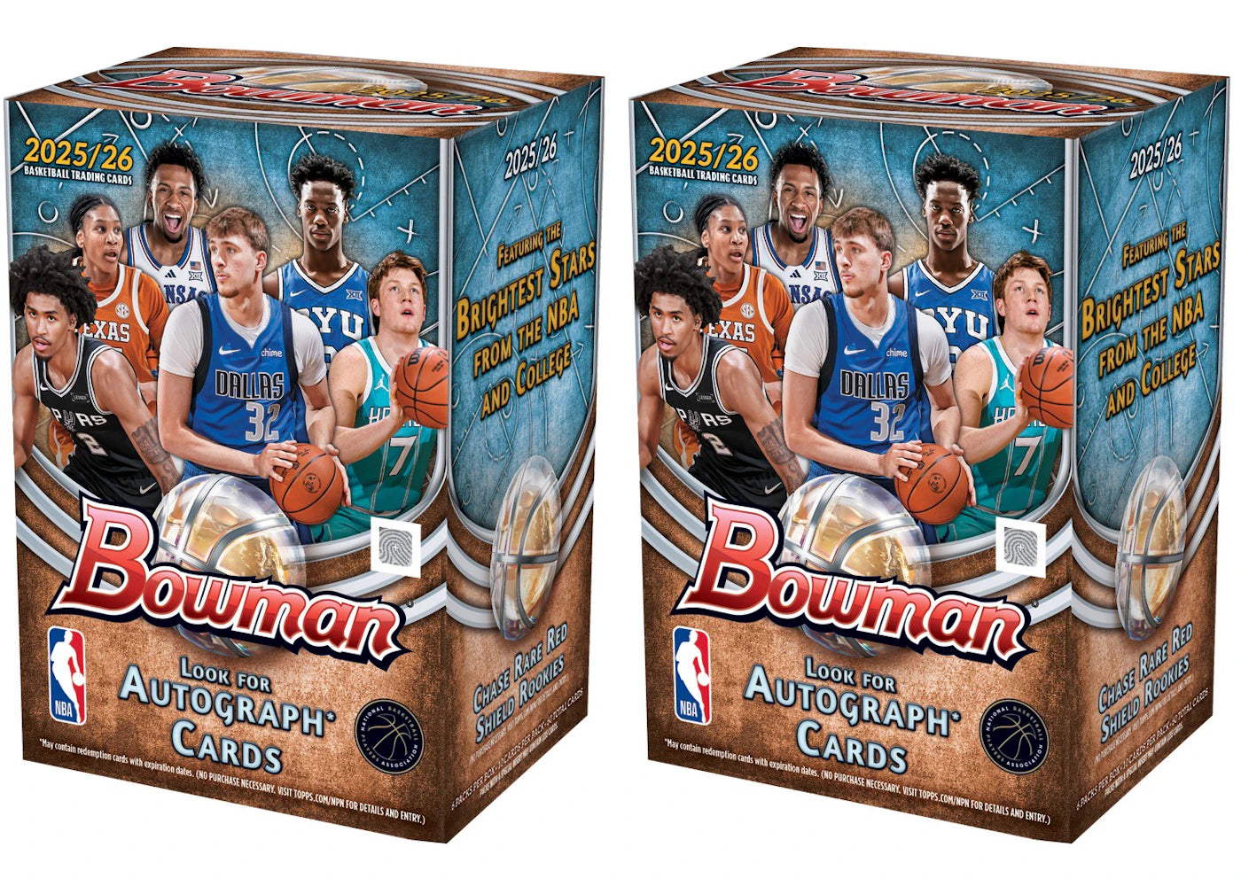 2025/26 Bowman Basketball Value Box 2x Lot -1