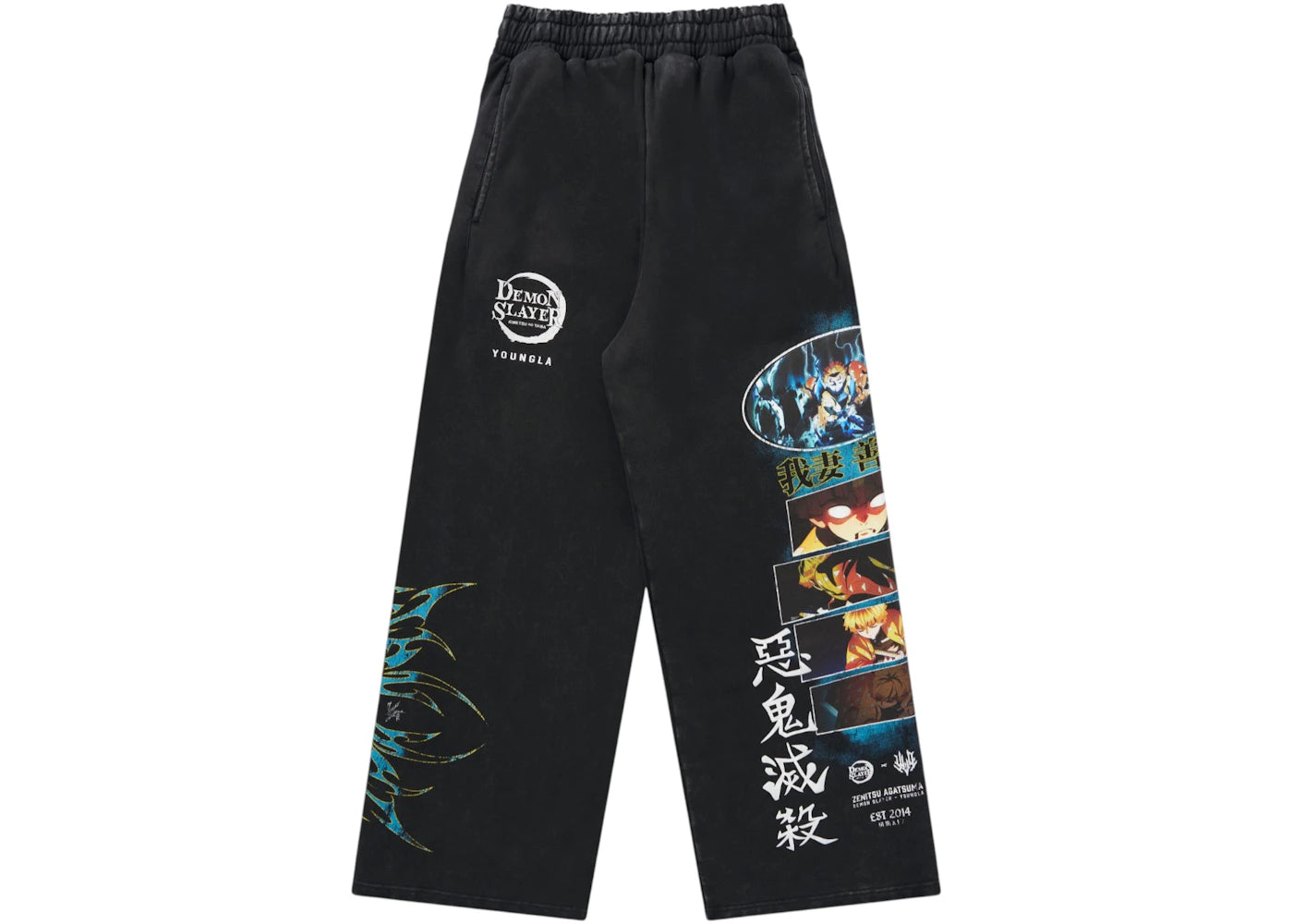 YoungLA x Demon Slayer: Kimetsu no Yaiba Sweatpant Thunder Breathing -1