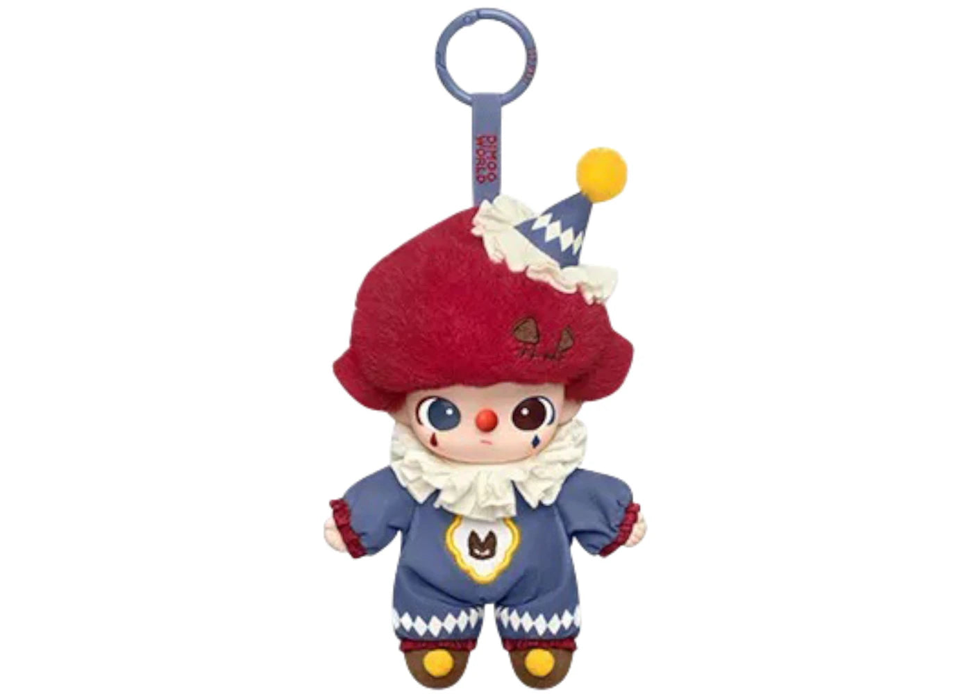 Pop Mart WHY SO SERIOUS Series Dimoo Flame Clown Vinyl Plush Pendant -1