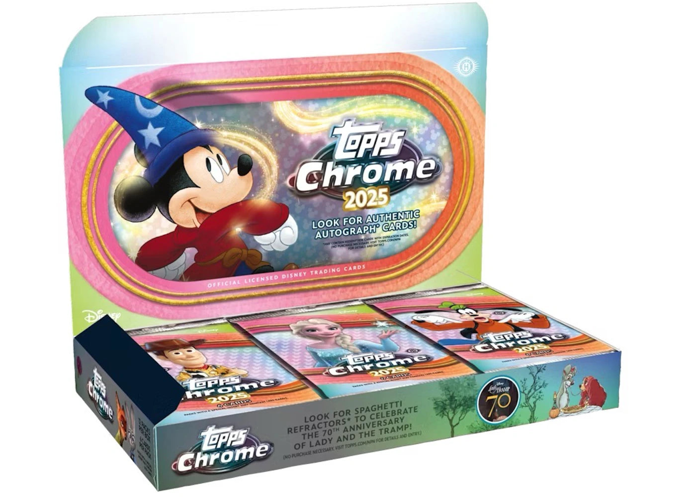 2025 Topps Chrome Disney Hobby Box -1