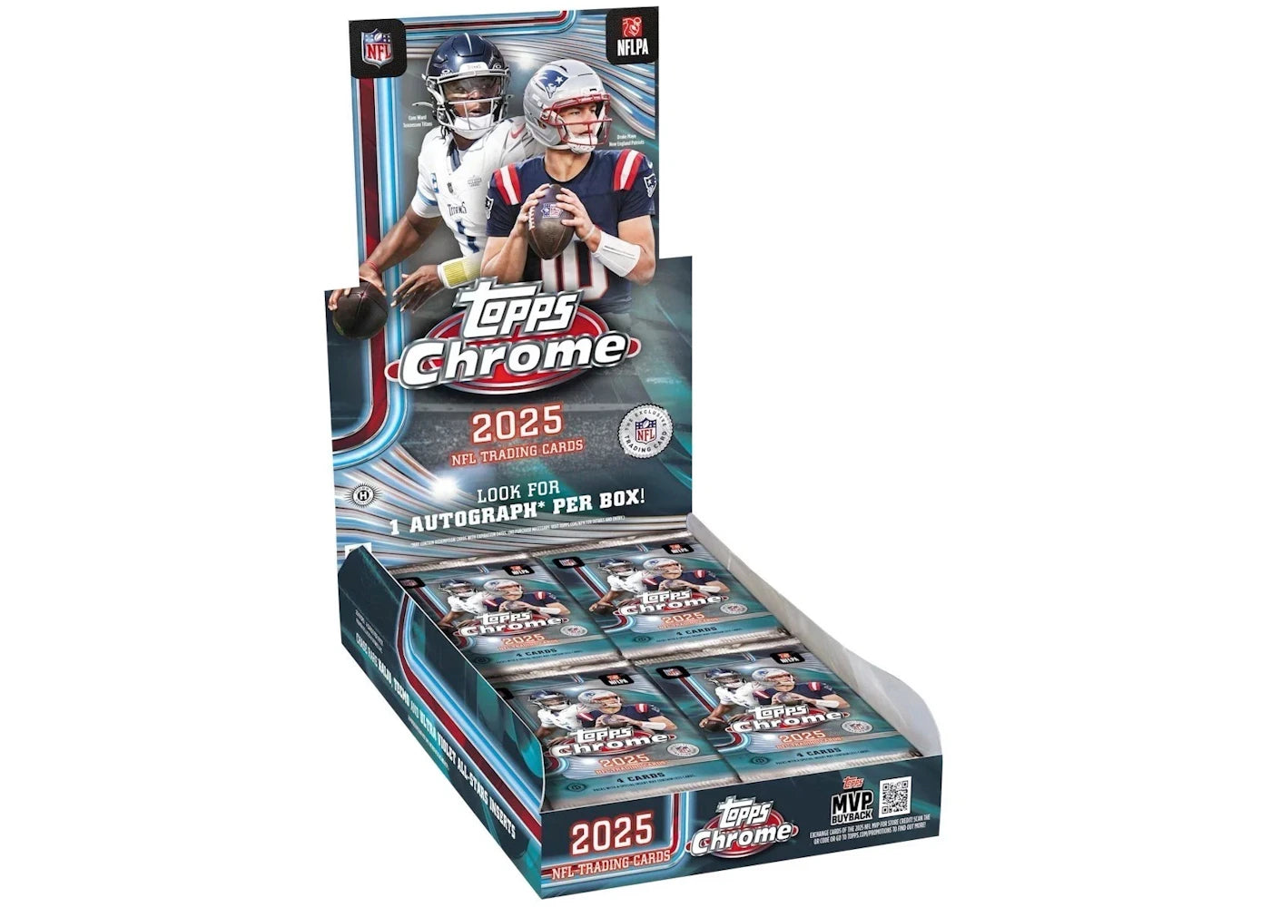 2025 Topps Chrome Football Hobby Box -1